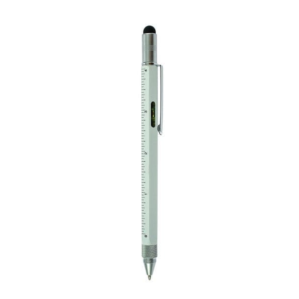 Workman's Multi Tool 8-in-1 Konstruktionsstift – Messing, Wasserwaage & Touch