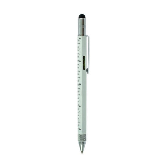 Workman's Multi Tool 8-in-1 Konstruktionsstift – Messing, Wasserwaage & Touch