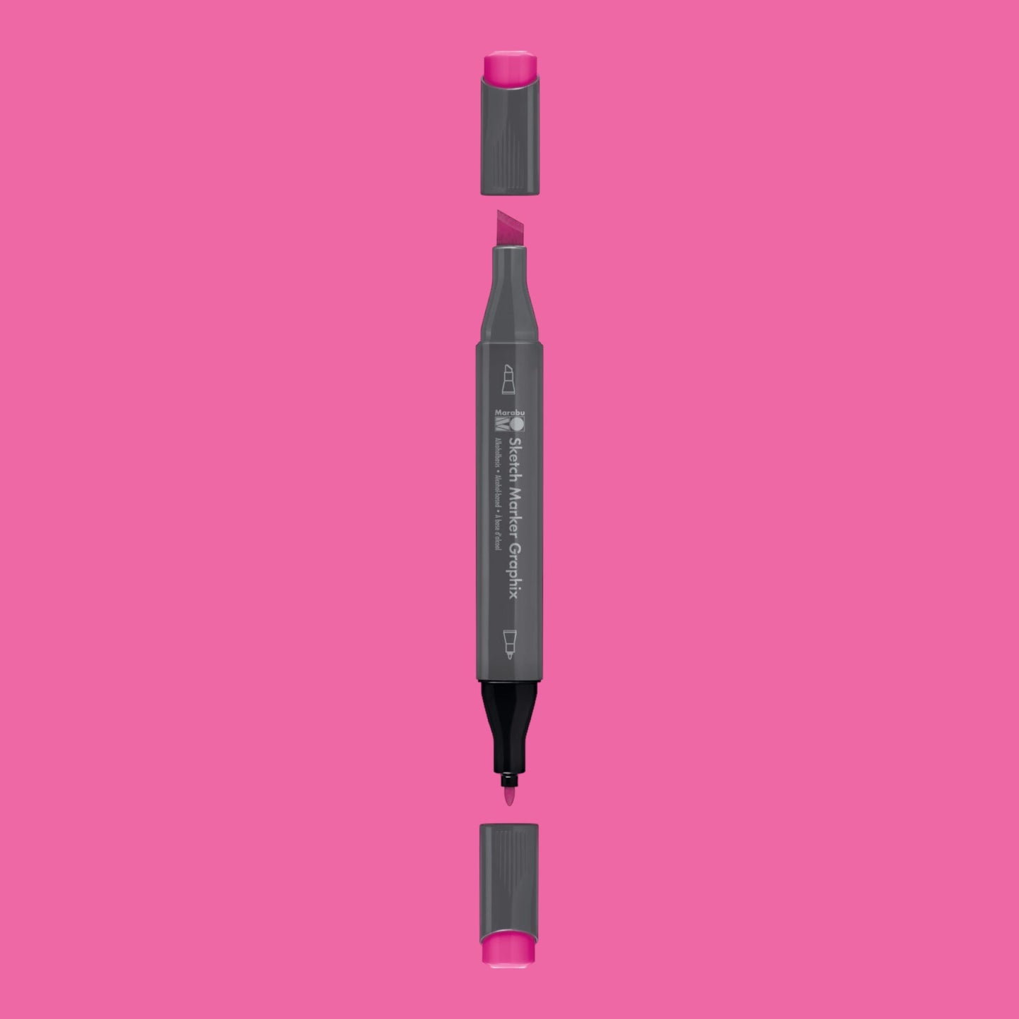 Marabu Sketch Marker Graphix.
 Permanentpink 906
