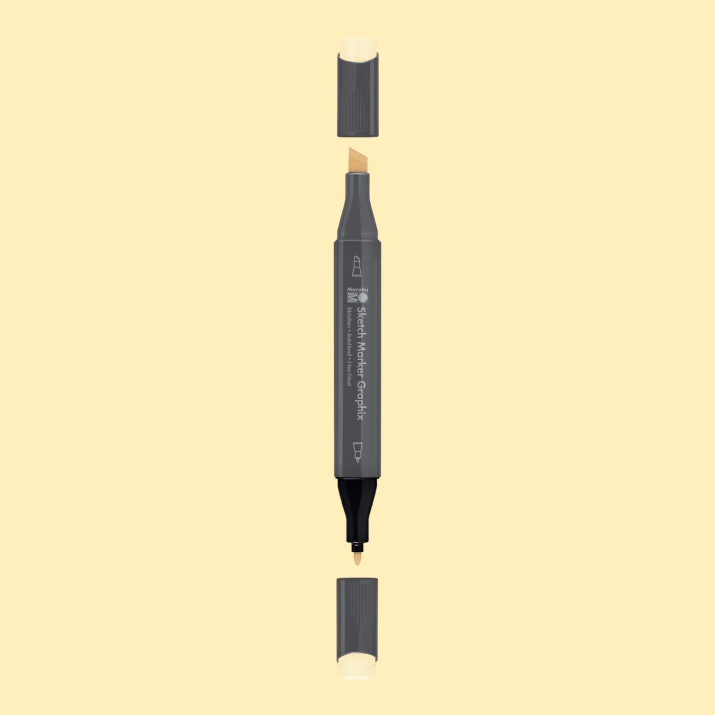 Marabu Sketch Marker Graphix. Pastellgelb 218