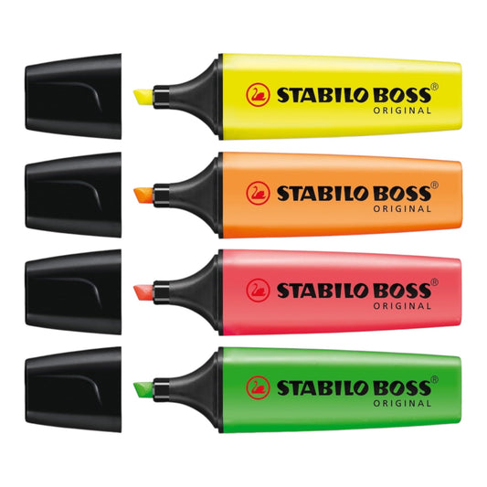 Stabilo Boss Original Textmarker, 4 x 5 mm