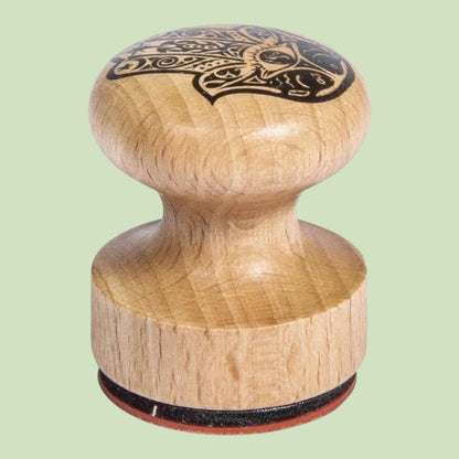 Rayher Holzstempel  Hamsa Hand Ø 3 c
