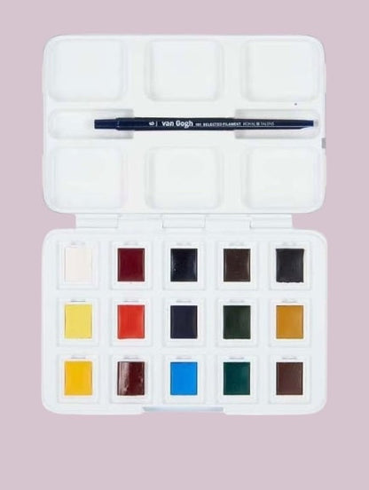Van Gogh Aquarell Pocket Box – 15 halbe Näpfchen 12 + 3 gratis