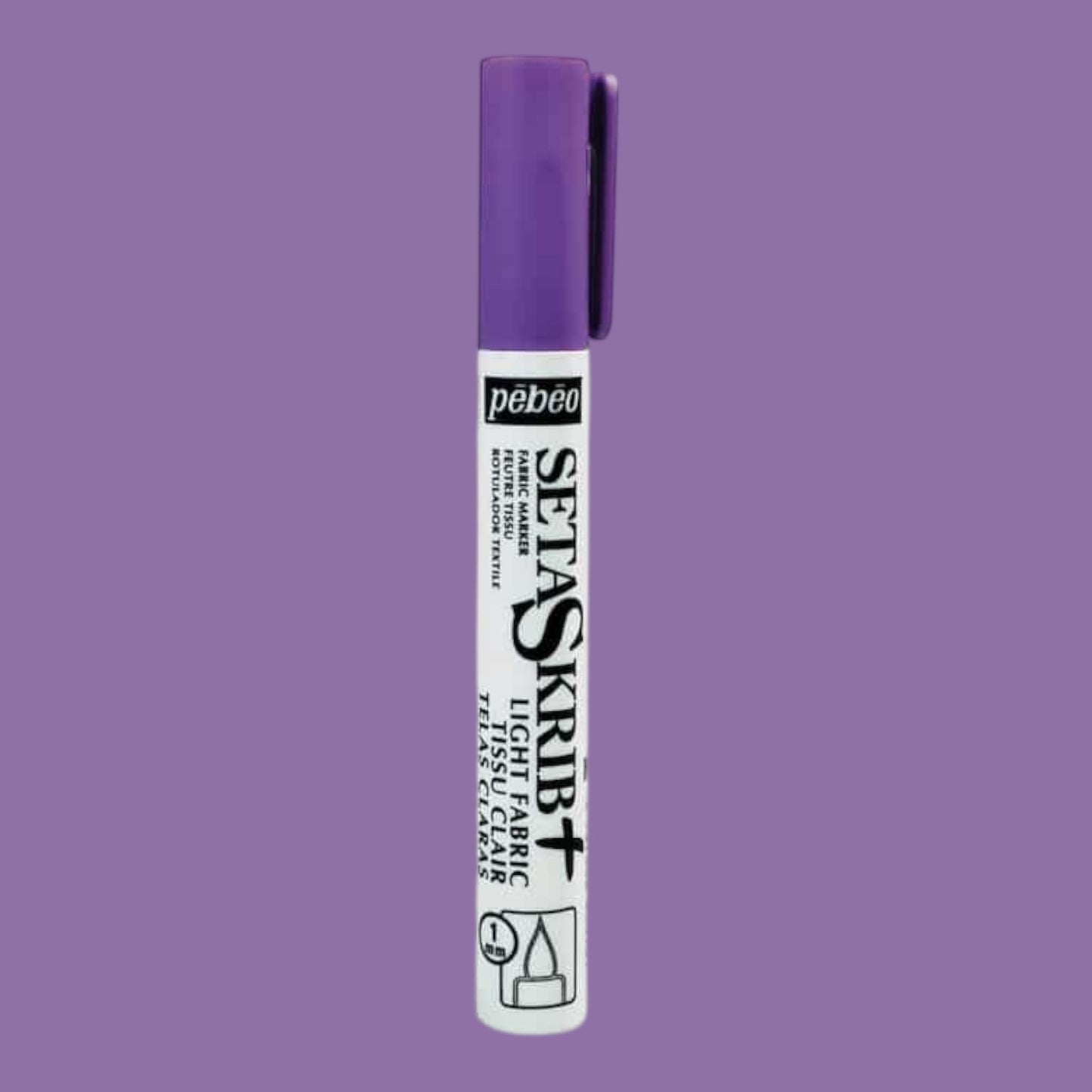 Pébéo SetaSkrib+ Stoffmalstift – Violett , für helle Stoffe