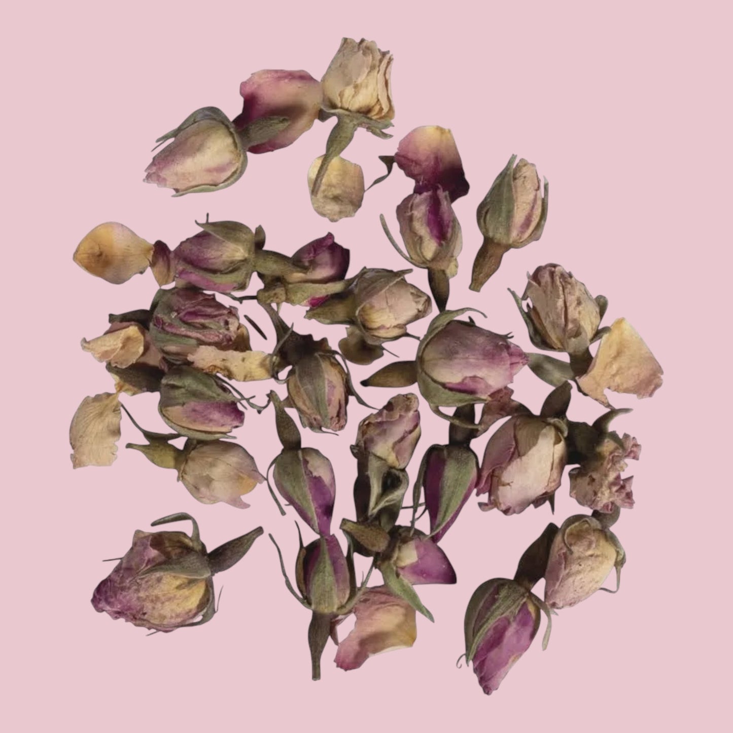 Rayher Blüten Rosenknospen rosa ganz, 7 g