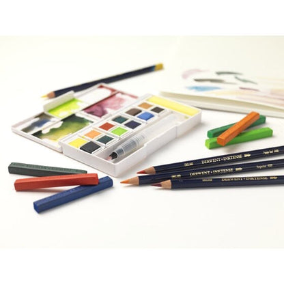 Derwent Inktense 12 Paint Pan Travel Set #1 Aquarell