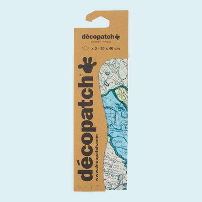 Décopatch Decopatch-Papier 3St 30x40cm Map