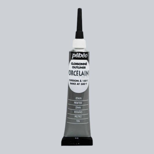 Pébéo Porcelaine 150 outliner Zinn