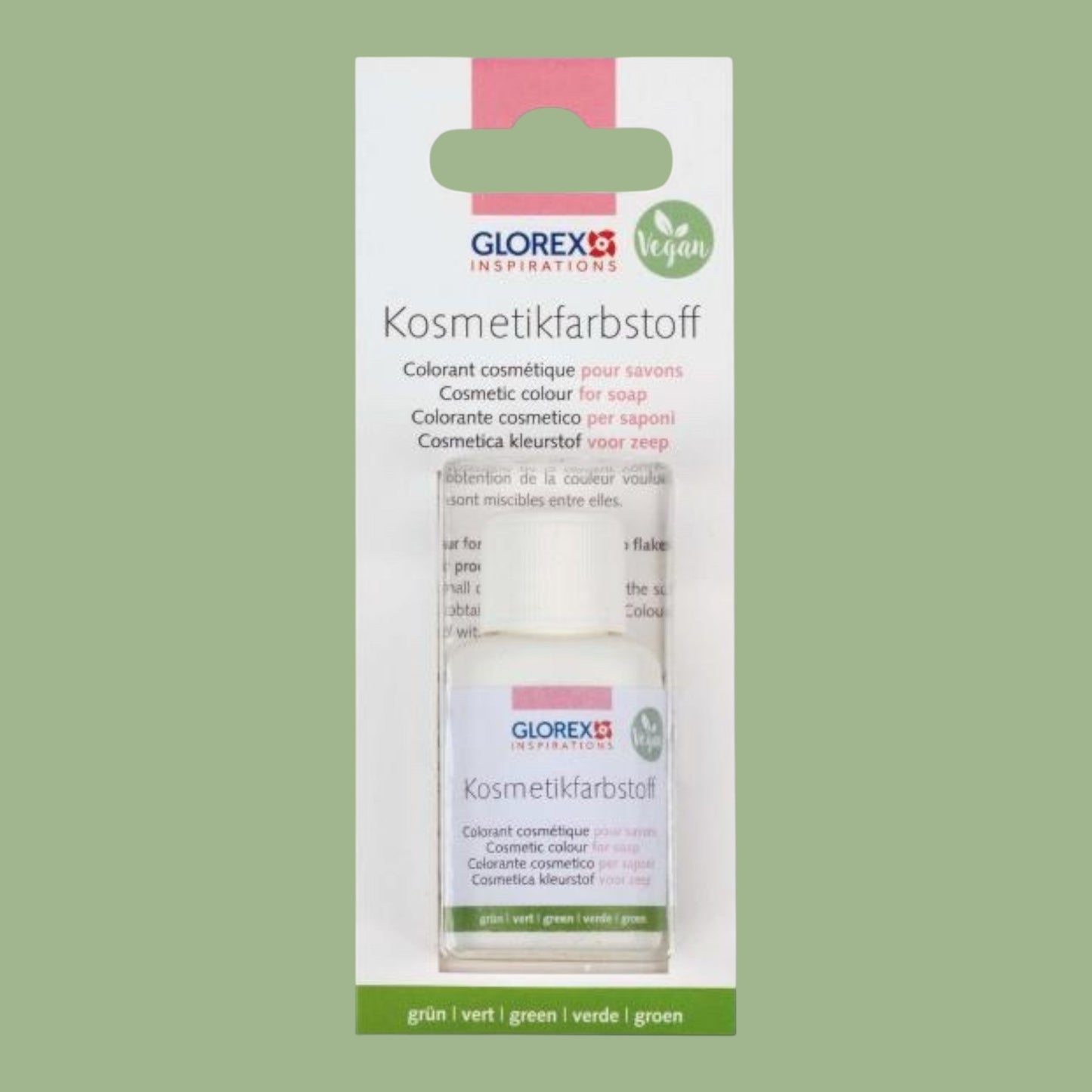 Glorex Kosmetikfarbstoff Hellgrün 20 ml