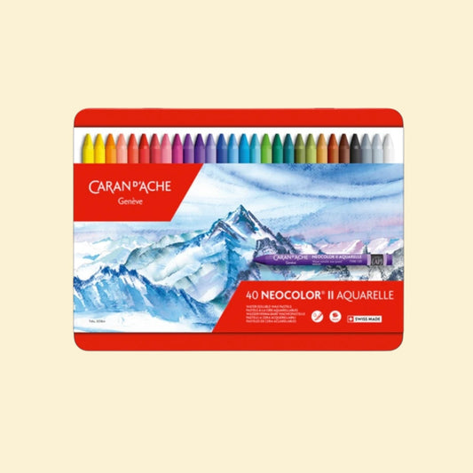 Caran d'Ache  Neocolor ™ II  Wax Pastell   40 Farben