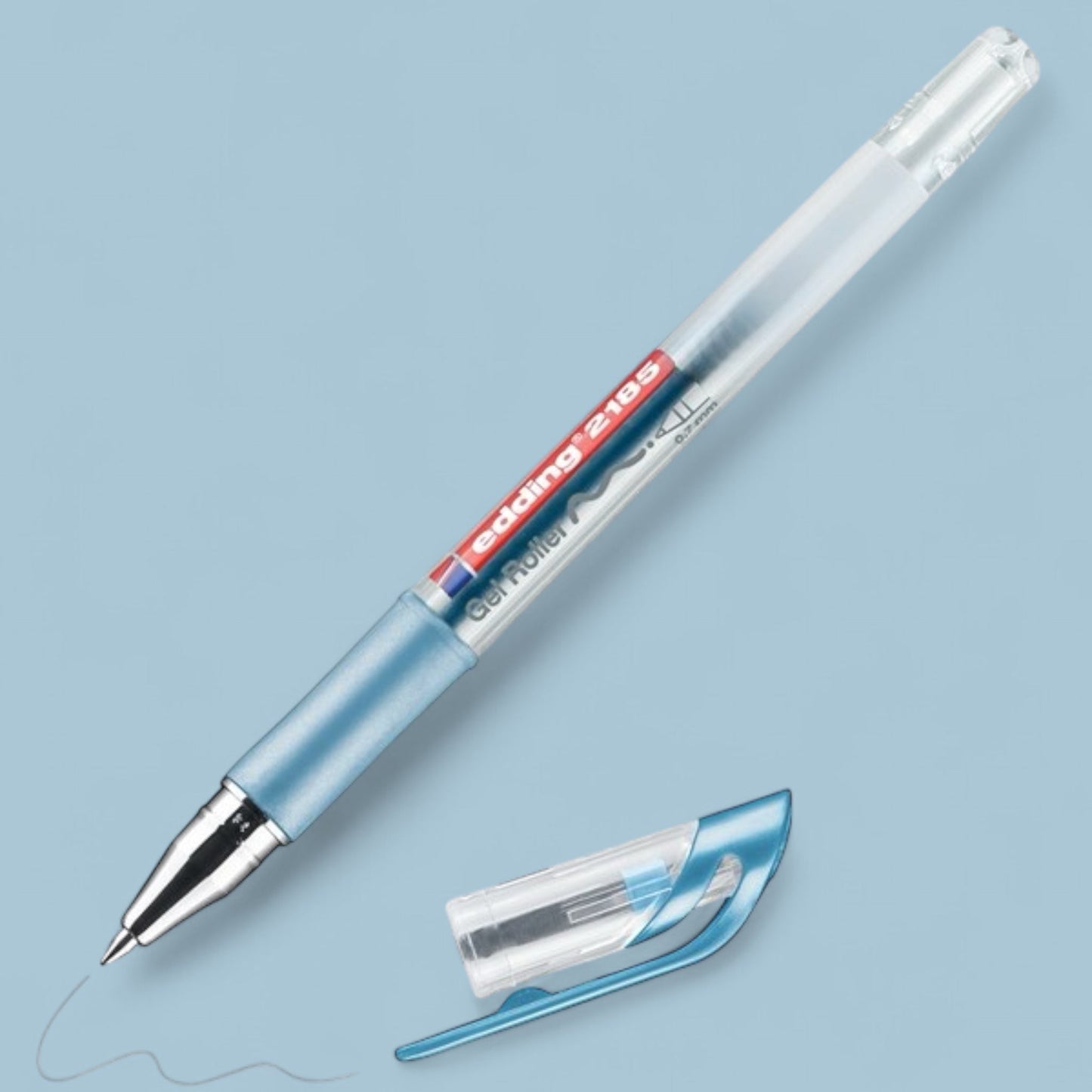 Edding 2185 Gelroller - Blau Metallic , Rollerspitze 0,7 mm