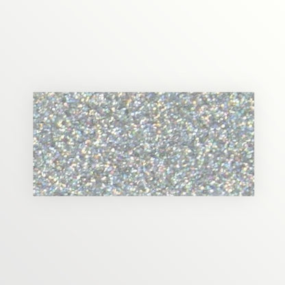 Rayher Glitter-Glue Holographisch – 20 ml, Silber Brillant
