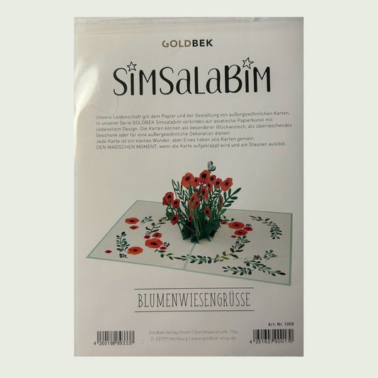 Pop-Up Karte „Glückwünsche“