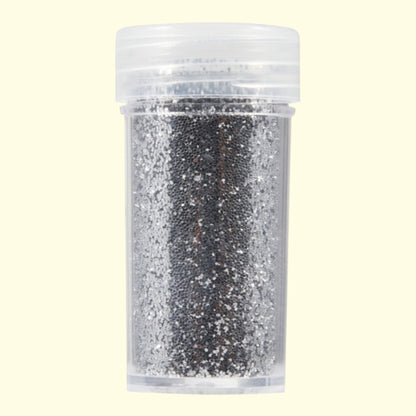Glorex Deko-Effekt-Flitter silber  14ml