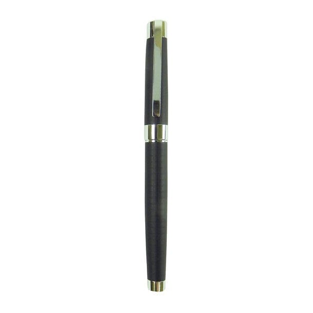 Siano Salerno Rollerball aus Metall mit Karo-Muster