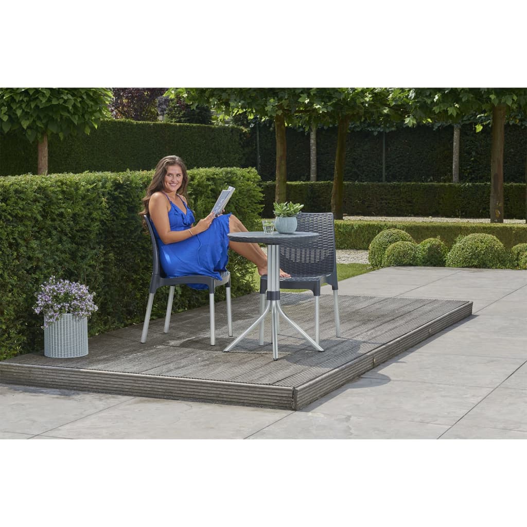 Keter Bistro-Set Chelsea Graphit 223562