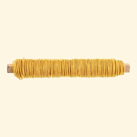 Papierwickeldraht Gelb – 0,8 mm x 22 m