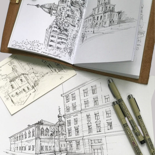 Sakura Pigma Micron Fineliner Set, 6 Stück