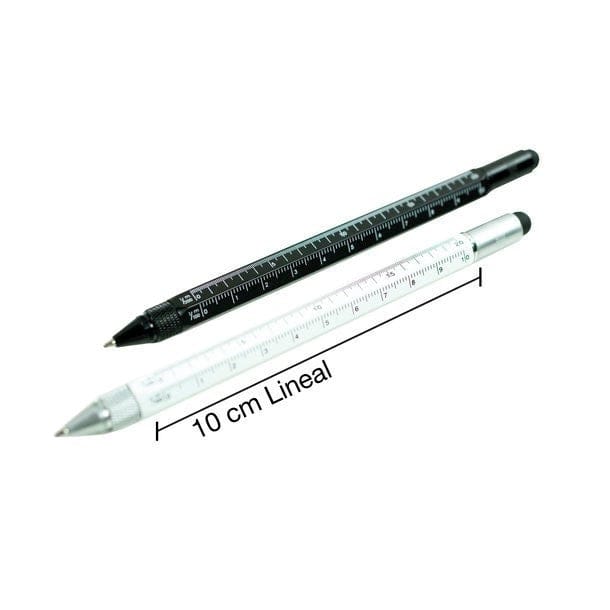 Workman's Multi Tool Alu 8-in-1 Konstruktionsstift – Sechskant, Wasserwaage & Touch