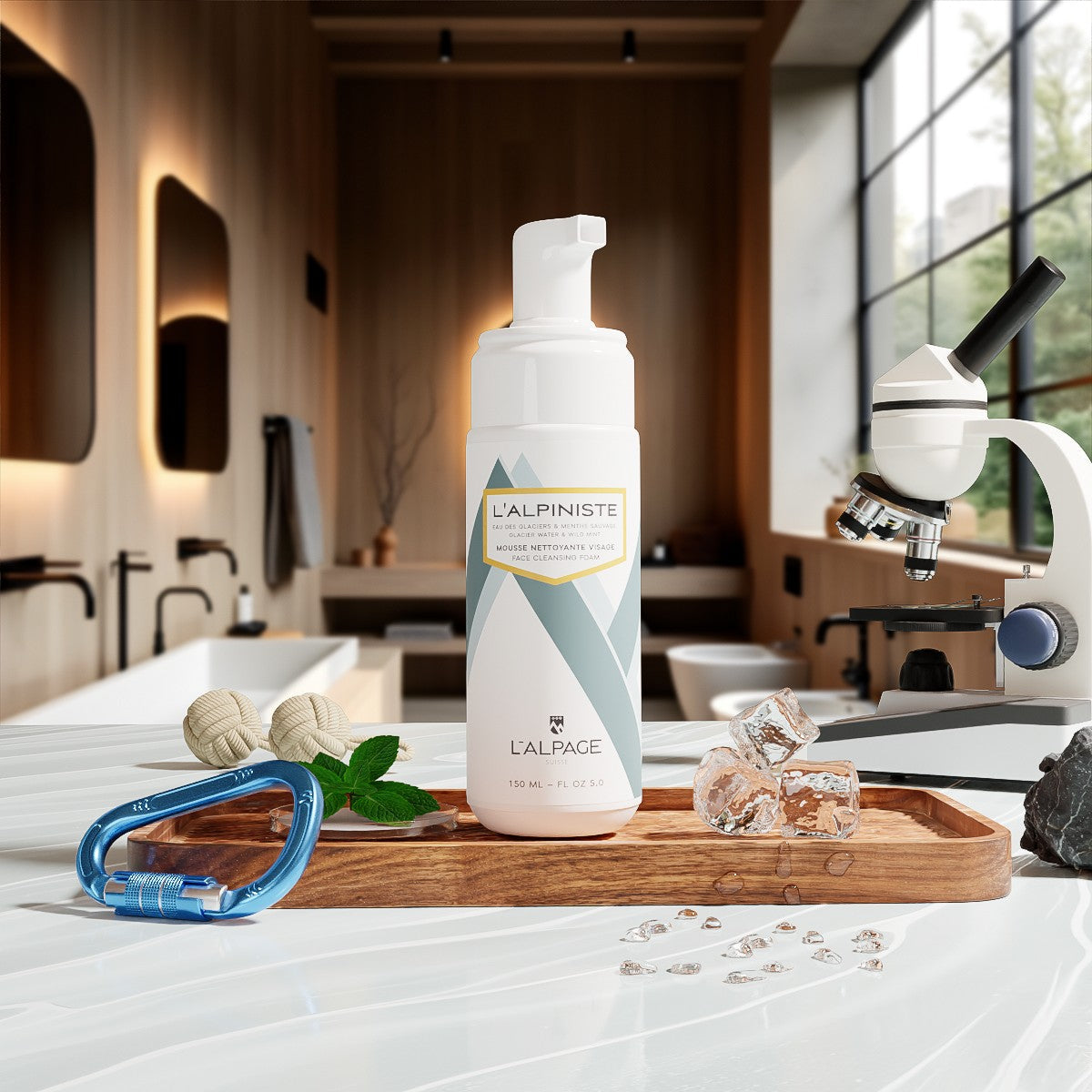 Mousse Nettoyante Visage L'Alpiniste