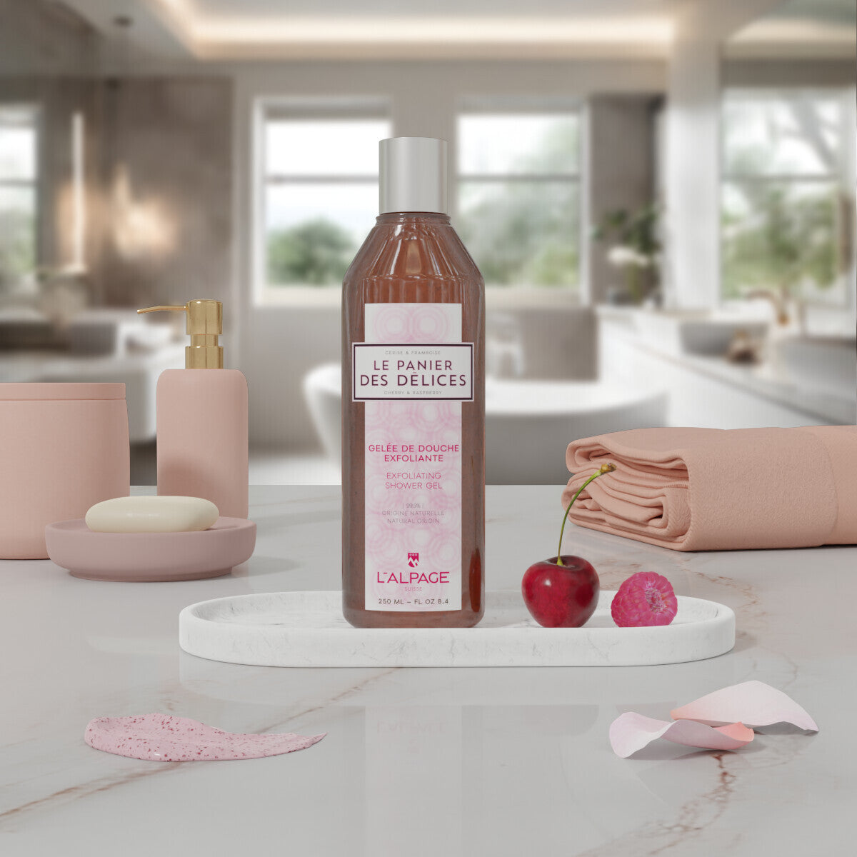 Gelée de Douche Exfoliante 250ml Le Panier des Délices