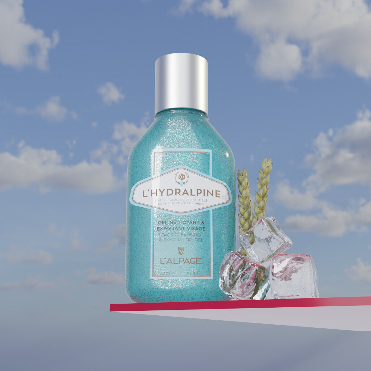 Gel Nettoyant & Exfoliant Visage L'Hydralpine