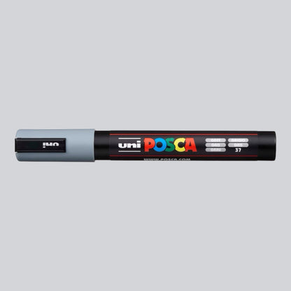 Uni Posca PC-5M Acrylmarker 1.8-2.5mm Grau 37