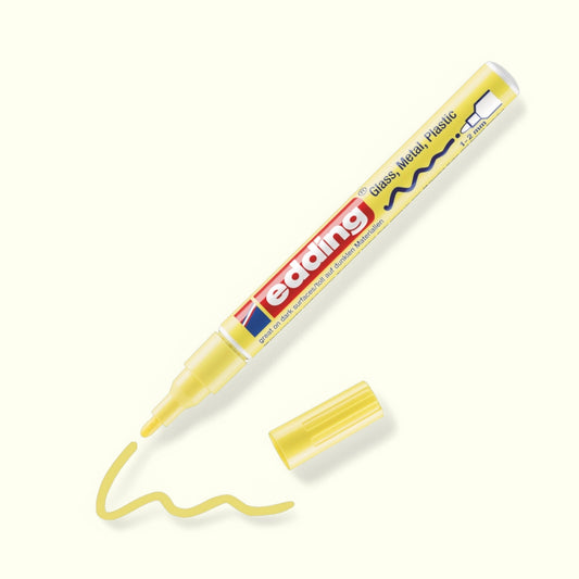 Edding 751 Glanzlack-Marker pastellgelb, 1-2 mm