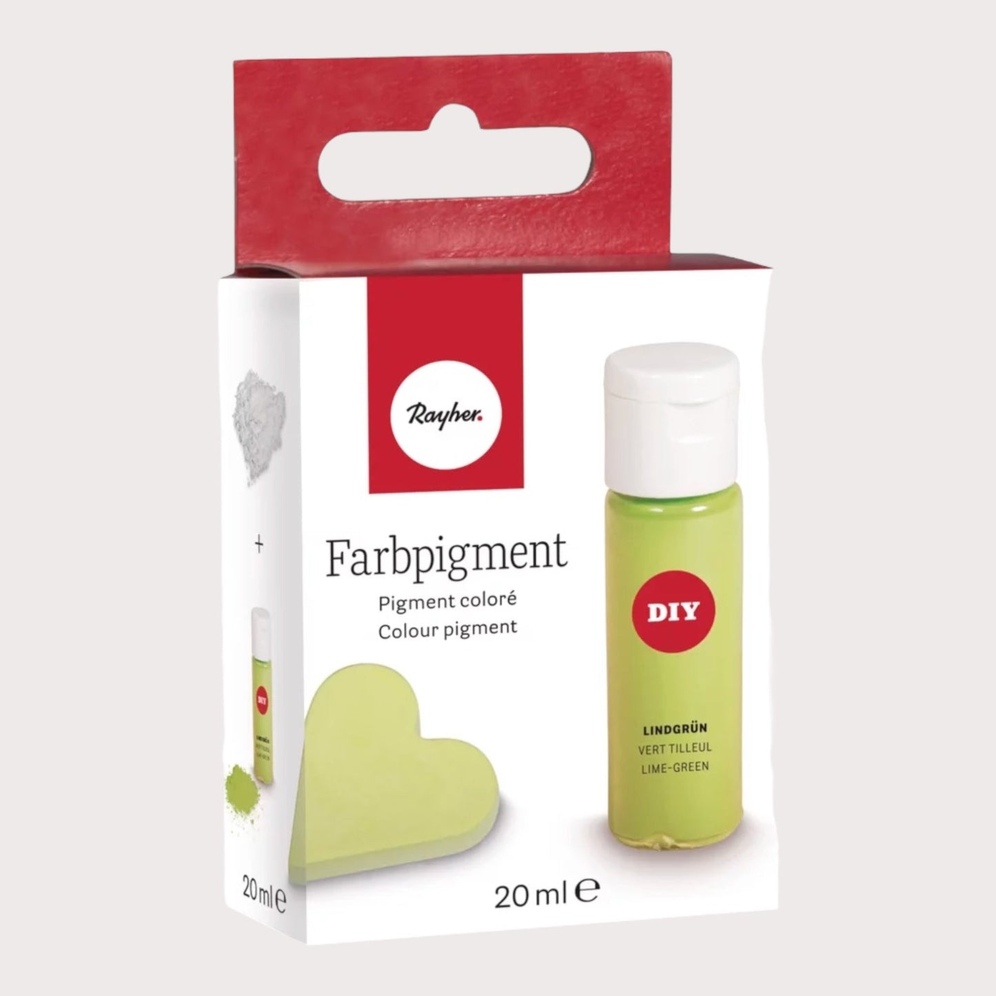 Rayher DIY Farbpigment-Pulver Lindgrün , 20ml