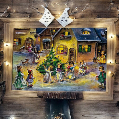 Postkarte Adventskalender
