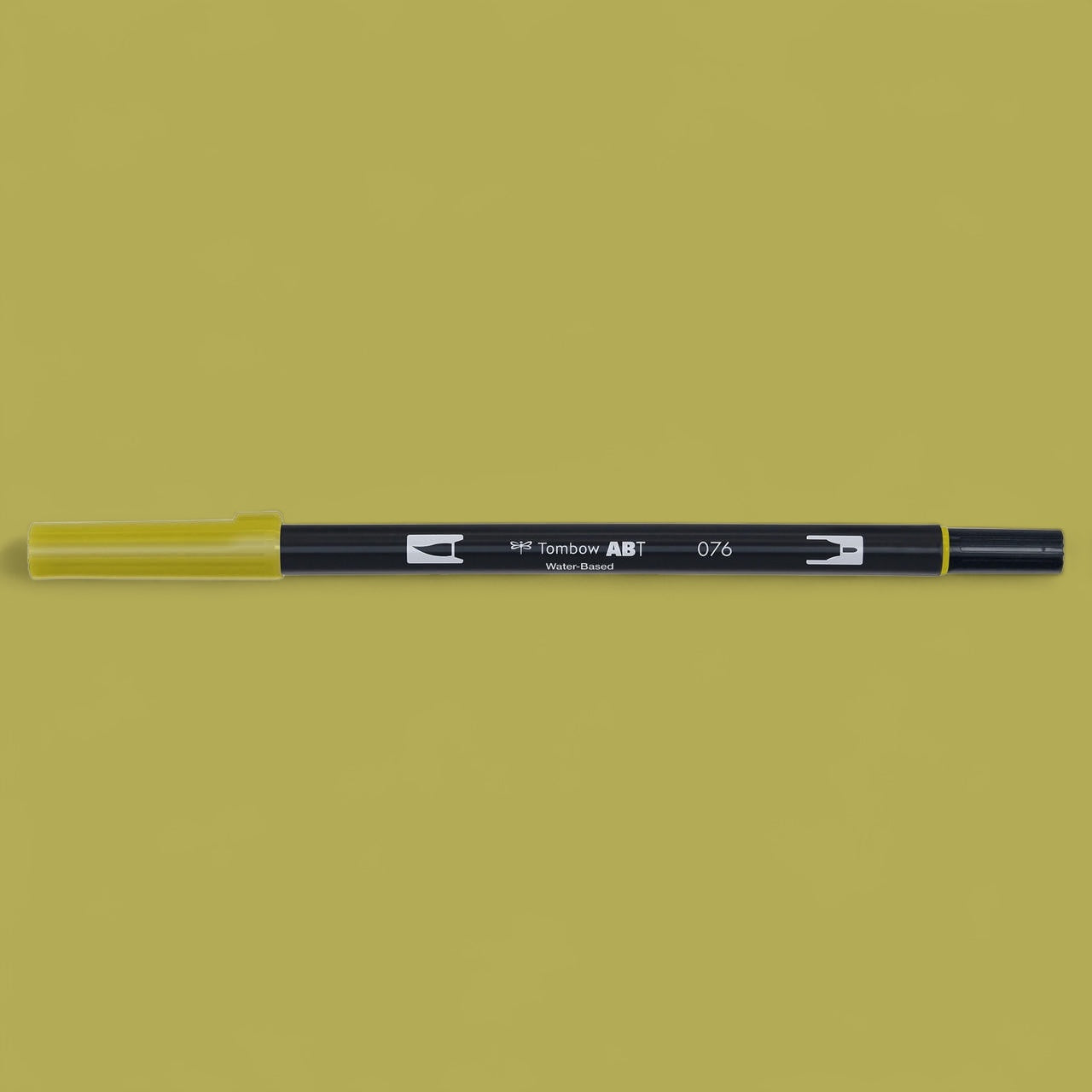 Tombow ABT Dual Brush Pen 076 green ochre