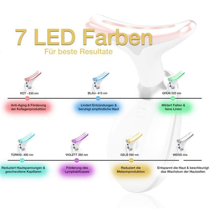7in1 LED Lichttherapie für Hals - & Gesicht - Gesichtsreinigung - Speedjust Schweiz