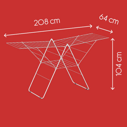 Metaltex Flügelwäscheständer Amsterdam 32m