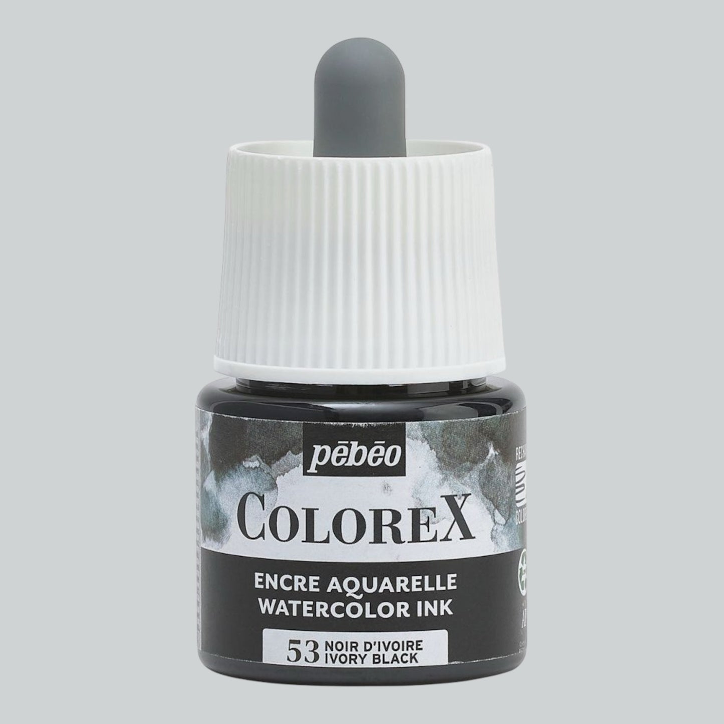 Pebeo Colorex Inks - Ivory Black, 45 ml