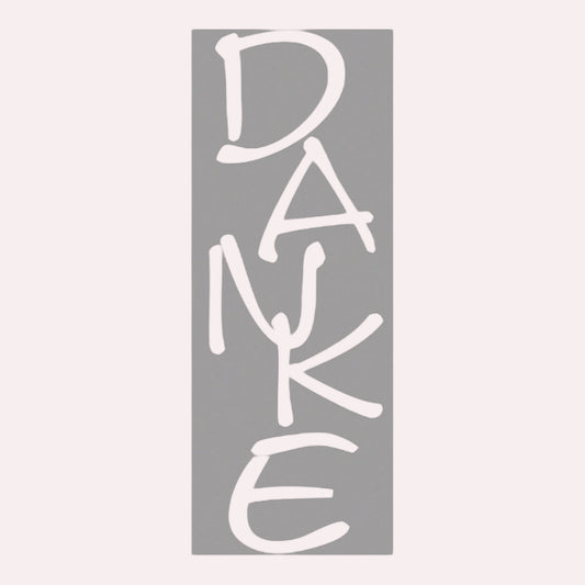 Rayher Holzstempel Danke , 3 × 7 cm