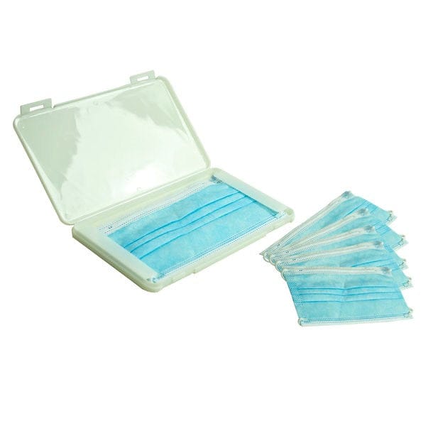 5er Masken Set mit Aufbewahrungsbox