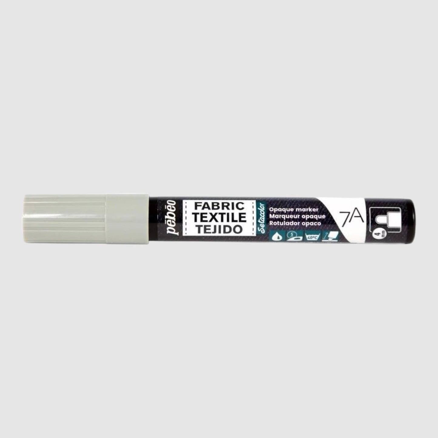 Pébéo Textil 7A Marker Opak – 4 mm Rundspitze , Pastelltaupe