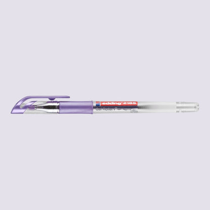 Edding 2185 Gelroller – Violett Metallic, Rollerspitze 0,7 mm