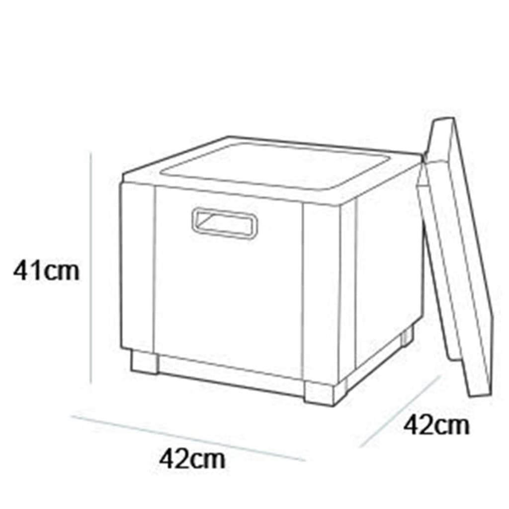 Keter Kühlbox Ice Cube Graphitgrau