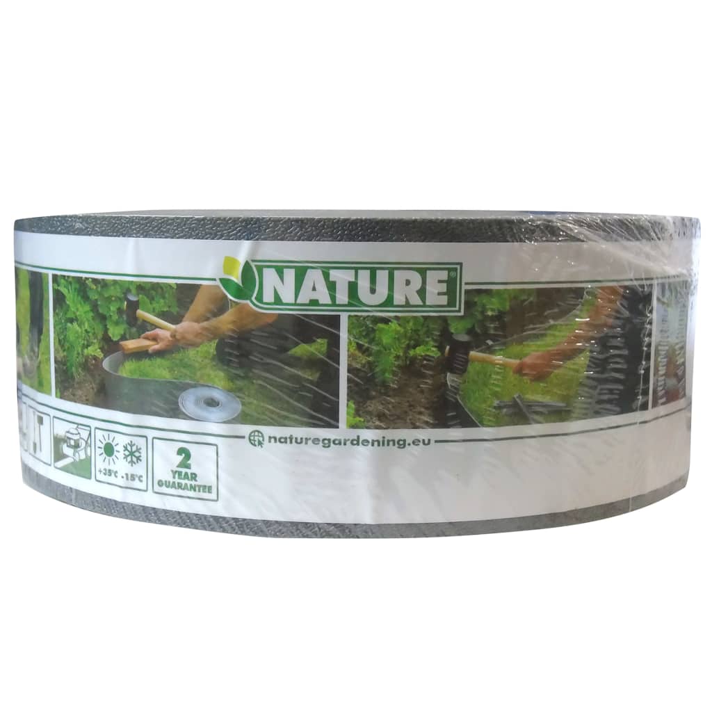 Nature Rasenkante 0,075 x 10 m Grau