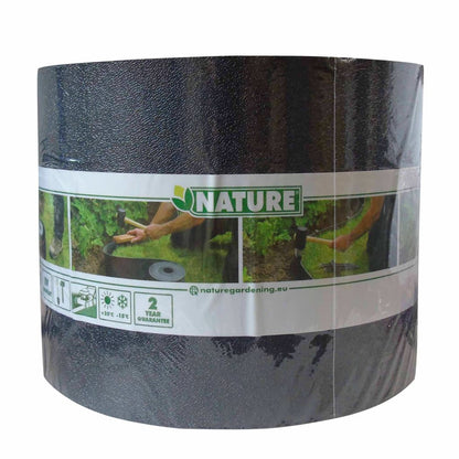 Nature Rasenkante 0,15x10 m Schwarz