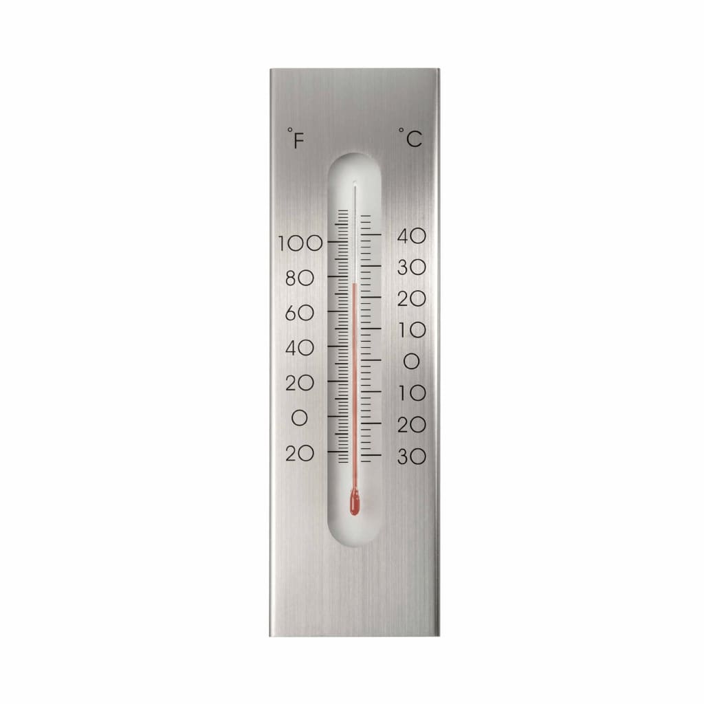 Nature Garten Wandthermometer Aluminium 7 x 1 x 23 cm