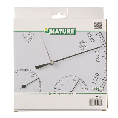 Nature 3-in-1 Barometer mit Thermometer und Hygrometer 20 cm 6080081