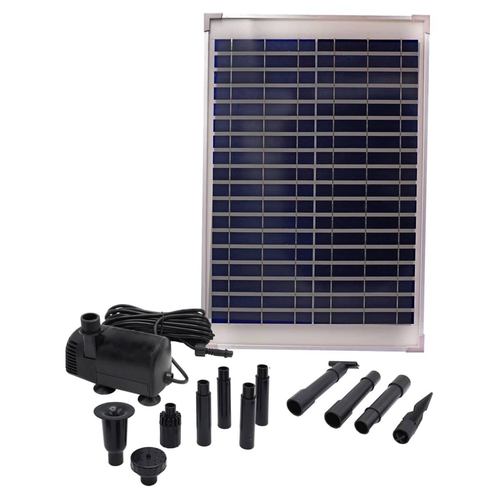 Gartenbrunnen-Pumpen-Set SolarMax 1000 mit Solarpanel