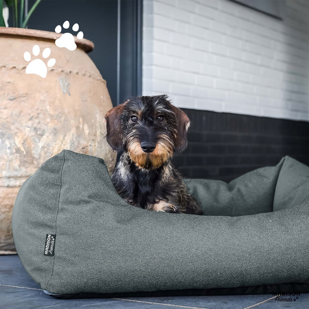 Outdoor-Hundebett Manchester 80x67x22 cm Grau