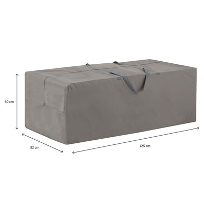 Madison Gartenauflagen-Abdeckung 125x32x50 cm Grau