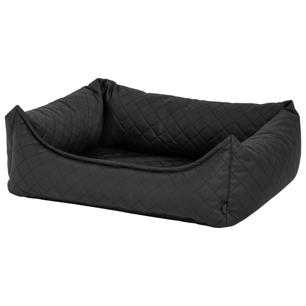 Madison Hundebett Skai Check 100x80x25 cm Grau