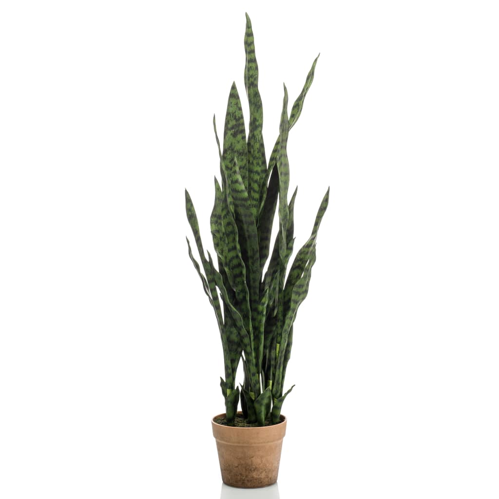 Emerald Künstliche Pflanze Sanseveria im Topf 84 cm