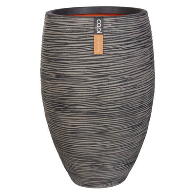 Capi Vase Nature Rib Elegant Deluxe 45x72 cm Anthrazit