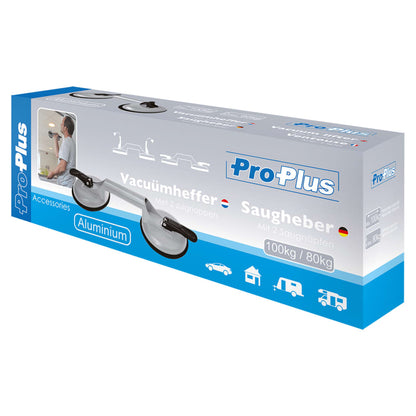 ProPlus Saugheber Aluminium mit 2 Saugnäpfen